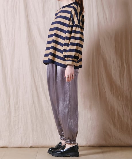 【PARIS DE AOUNE】Naia heavy satin ジョガーパンツ/PA250PT015