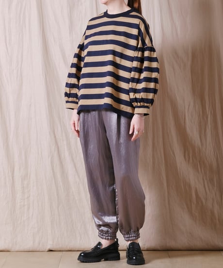 【PARIS DE AOUNE】Naia heavy satin ジョガーパンツ/PA250PT015