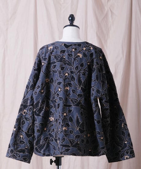【BUNON】Brids Embroidery Blouson