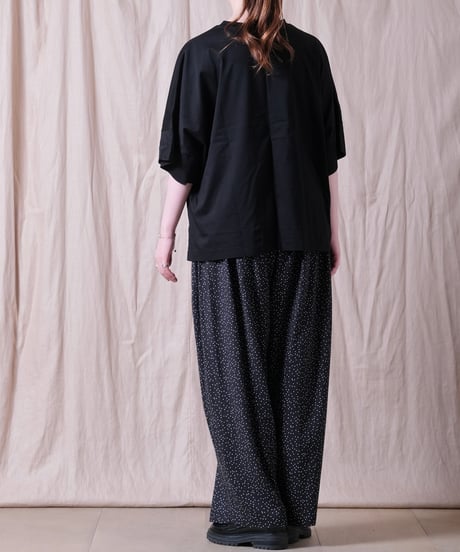 【UNIVERSAL TISSU】コンパクトクールローレル天竺 ドルマンスリーブワイドTシャツ/UT261CT019