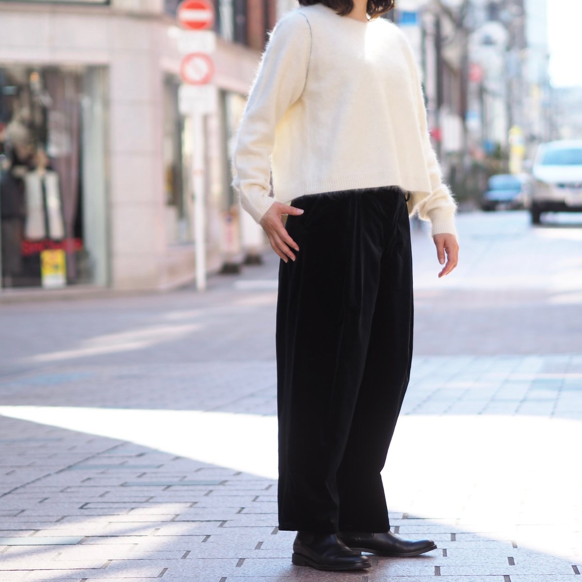 suzuki takayuki】wide-legged pants Ⅱ/A242-20 | 