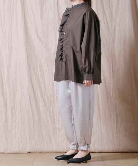 【PARIS DE AOUNE】Naia heavy satin ジョガーパンツ/PA250PT015