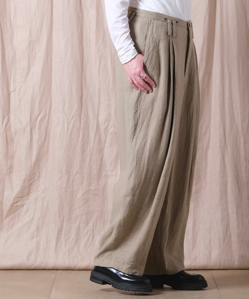 suzuki takayuki】wide-legged pants | cocuu