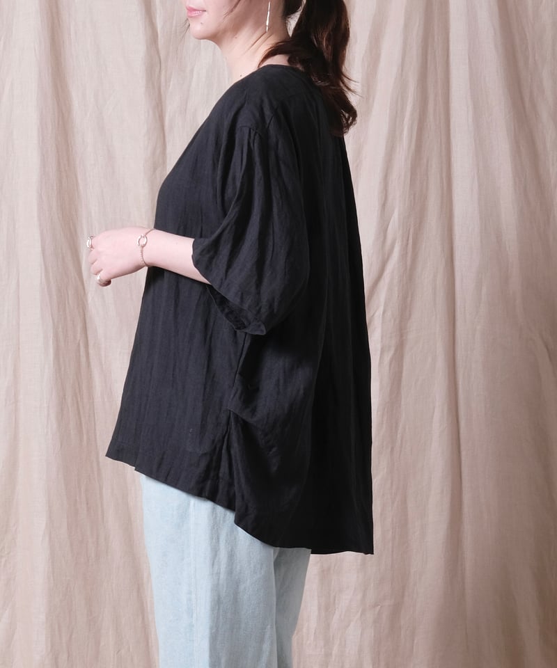suzuki takayuki ネックウォーマー ポンチョ suzuki takayuki puff-sleeve pullover（2color S231-05