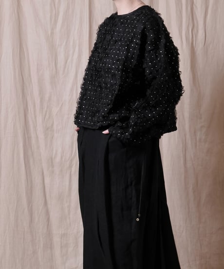 【BUNON】 Embroidery blouse