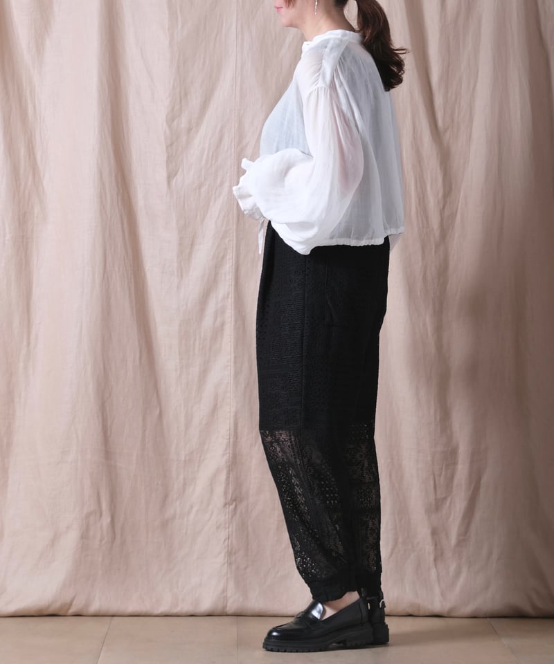 ブラウス シャツ bishop-sleeve bolero II レディース suzuki takayuki ブラウス シャツ bishop-sleeve bolero II