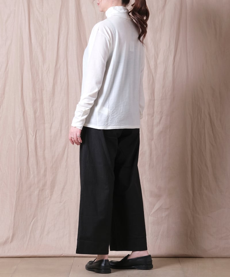 24SS【DIOR】 High neck jumper プルオーバー コットン TISSU】ウォッシャブルウール天竺 タートルネックプルオーバー