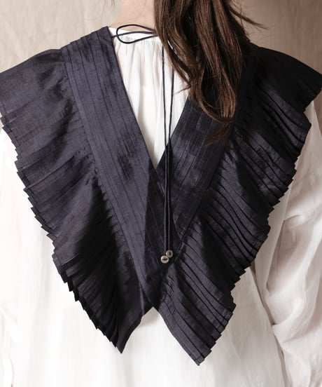 【BUNON】Tuck Raffle Collar /BN2303
