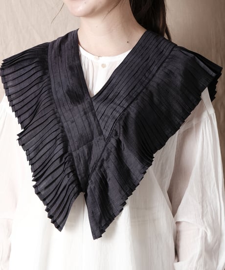 【BUNON】Tuck Raffle Collar /BN2303
