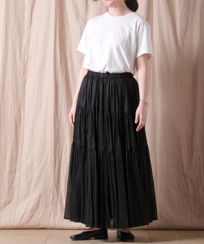 suzuki takayuki】tiered skirt | cocuu