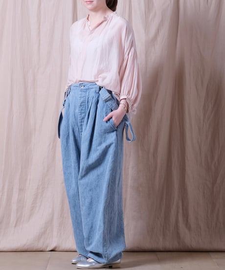 【suzuki takayuki】salopette ll / denim（bleached）
