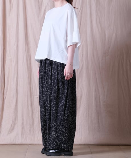 【UNIVERSAL TISSU】コンパクトクールローレル天竺 ドルマンスリーブワイドTシャツ/UT261CT019