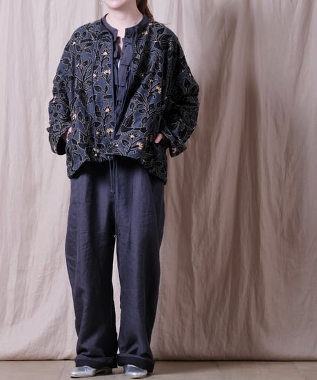 【BUNON】Brids Embroidery Blouson