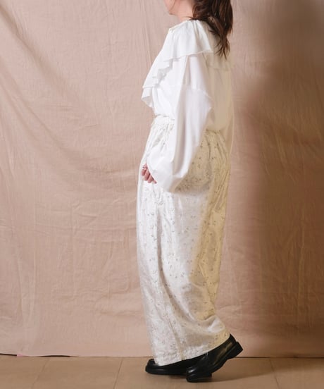 【shida】frill skipper pullover