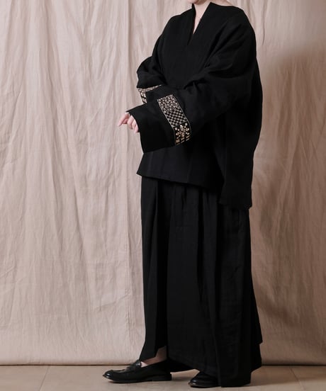 【BUNON】Embroidery Wide Pullover