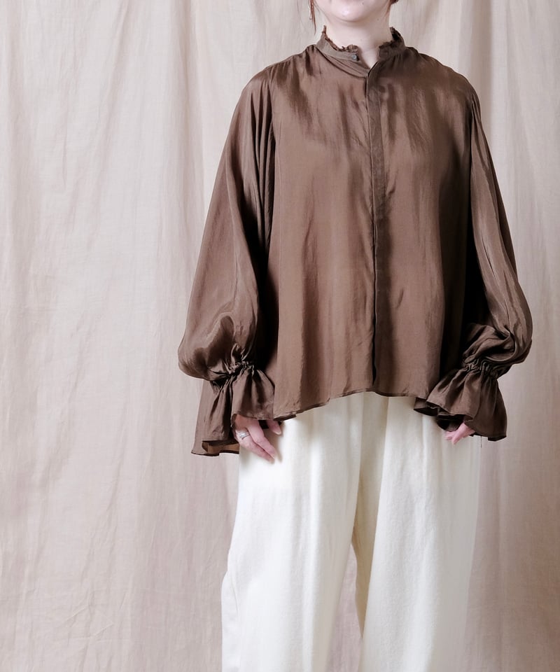 【新品】suzuki takayuki　bishop sleeve blouse suzuki takayuki】 bishop-sleeve blouse | cocuu