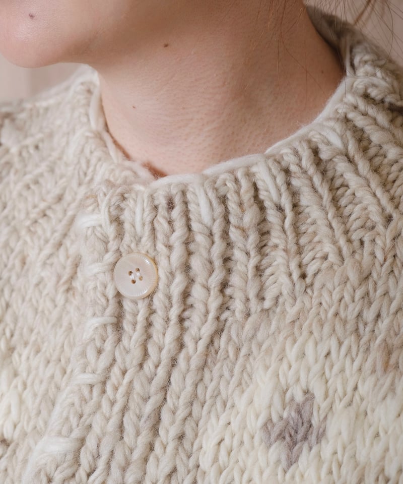 suzuki takayuki】hand-knitted cardigan | cocuu