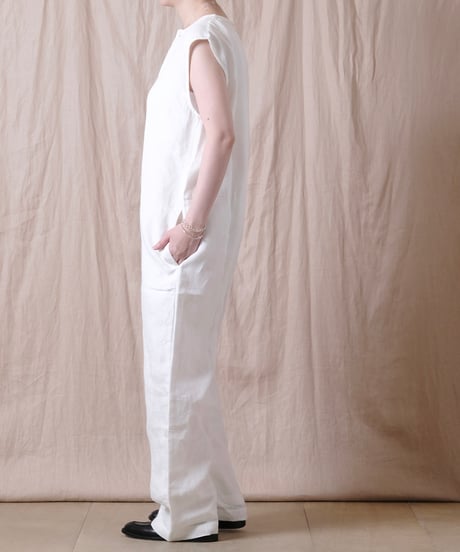 【BUNON】 Embroidery Overalls