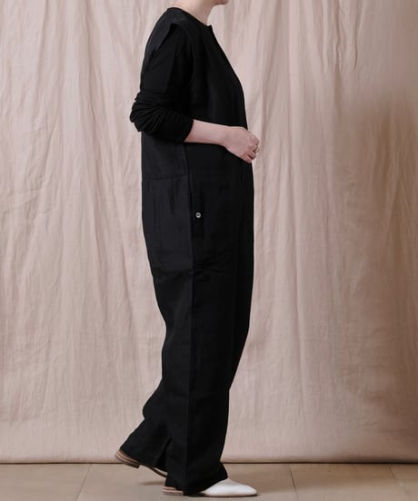 【BUNON】 Embroidery Overalls