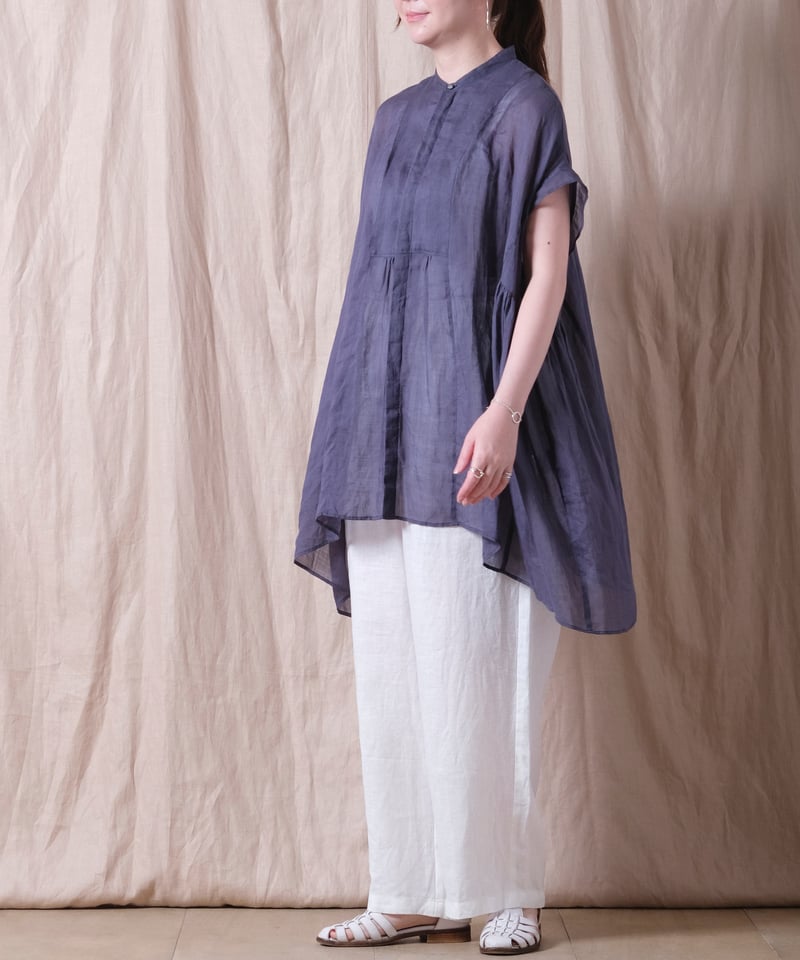 suzuki takayuki】band-sleeve tunic | cocuu