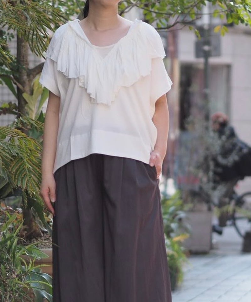 shida】frill skipper pullover/25SS | cocuu
