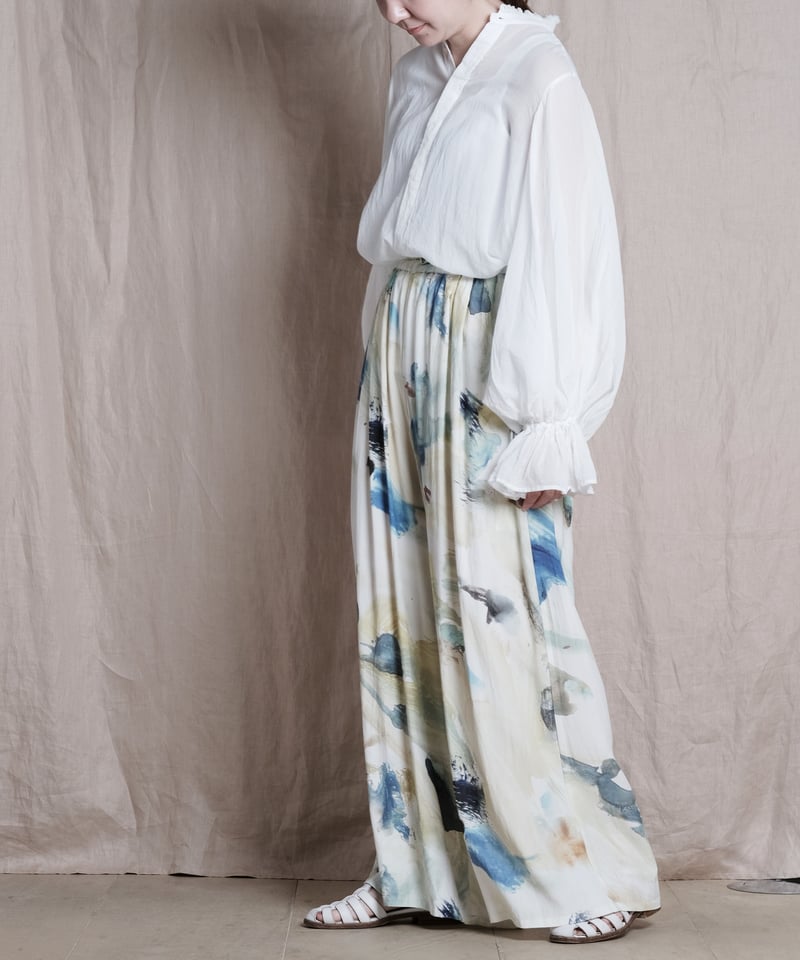 suzuki takayuki】bishop-sleeve blouse/S231- 07 