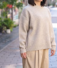 【IKKUNA】knitted pullover/233022K
