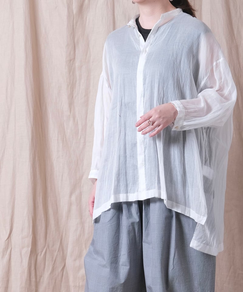 完売品　Volumesleeve Organdy Blouse ORGANDY FRILL BLOUSE