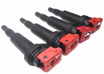 maji blue HIGH SPARK イグニッションコイル 4個セット HighSparkｲｸﾞﾆｯｼｮﾝｺｲﾙ for 2.0-RFN PEUGEOT/CITROE