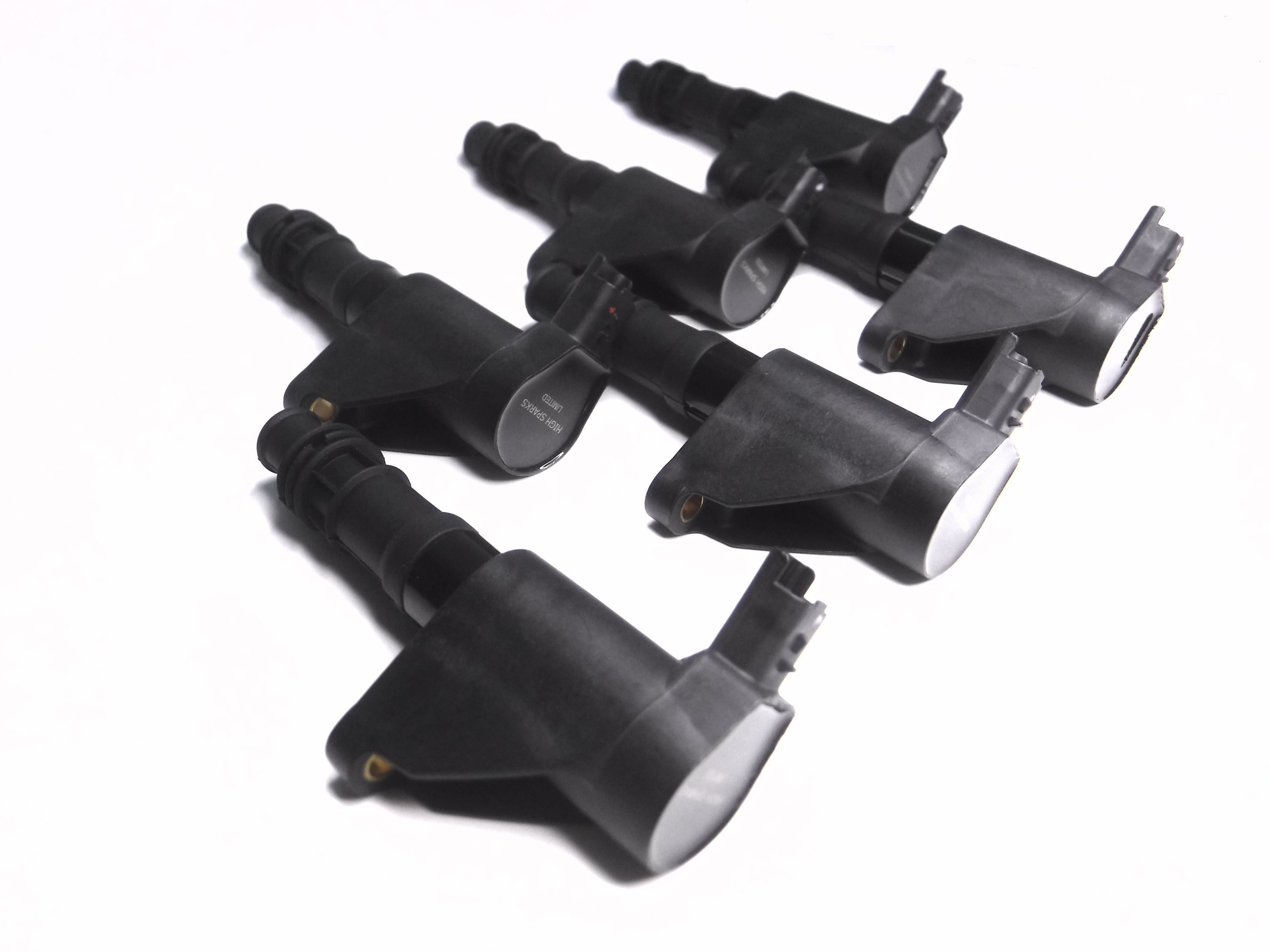maji blue HIGH SPARK イグニッションコイル 4個セット HighSparkｲｸﾞﾆｯｼｮﾝｺｲﾙ for V6-3.0L PEUGEOT/CITROE