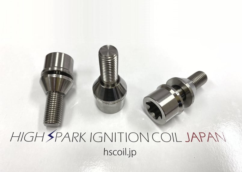 HIGHSPARK JAPAN® 鍛造チタニウム ホイールボルト 5穴 | majiblue HIGHSPARK JAPAN® 鍛造チタニウム ホイールボルト 5穴 | majiblue
