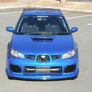 メーカー不明　GDB鷹目　インプレッサ WRX バンパー用　カーボン　カナード ワンオフ カーボンカナード のパーツレビュー | インプレッサ