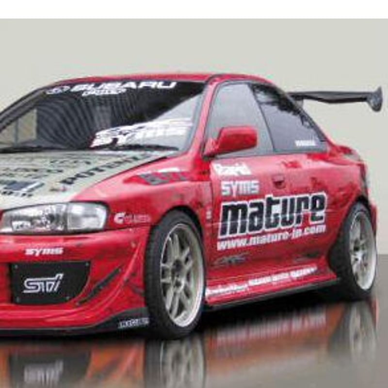 GC8 4Dr 前後ワイドフェンダー FRPリアドア 左右セット（送料込） 受注