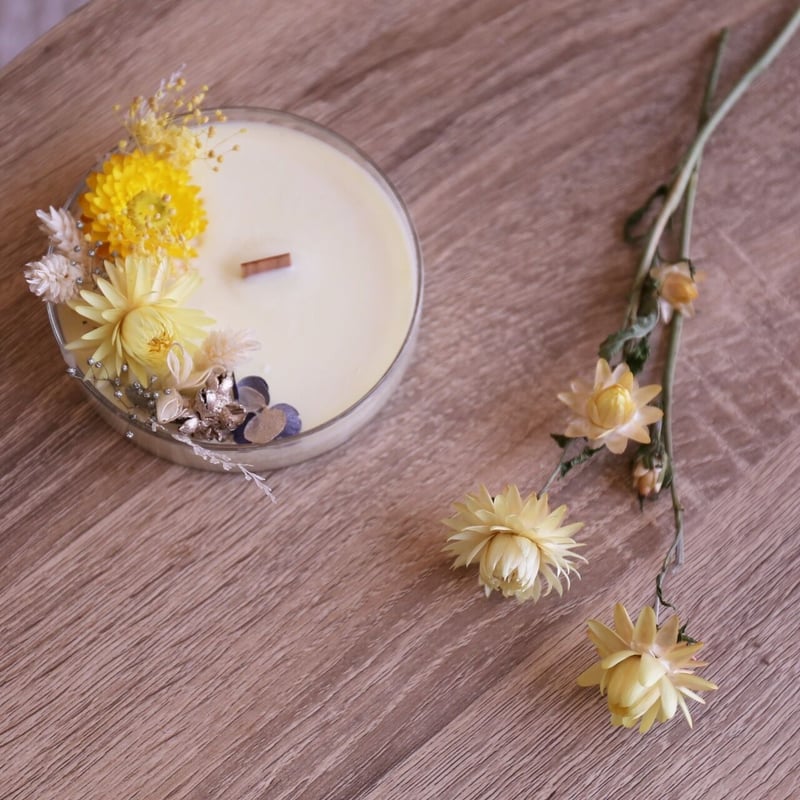 soy candle（ordermade） | ErvaNote flower design