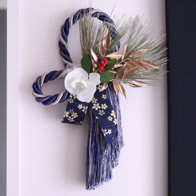 しめ縄“碧瑠璃” | ErvaNote flower design