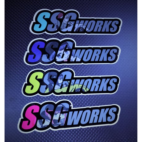 SSGworksロゴステッカー（大)