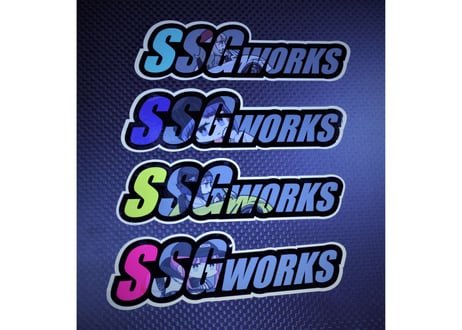 SSGworksロゴステッカー（大)