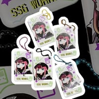 レトロポップ☆さば娘アクキースマホスタンド