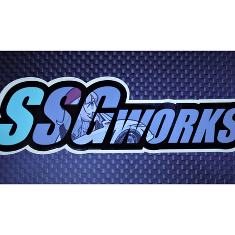 SSGworksロゴステッカー（大)