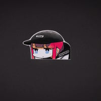 さば娘のひょっこりステッカー