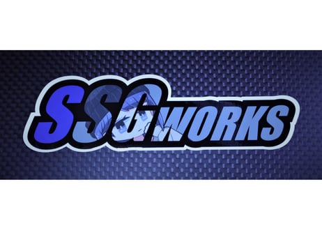 SSGworksロゴステッカー（大)