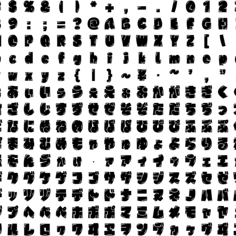 ぺんぎんたうんフォント（3フォントSET）