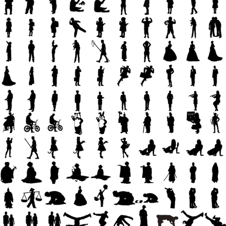 ヒューマンシルエット