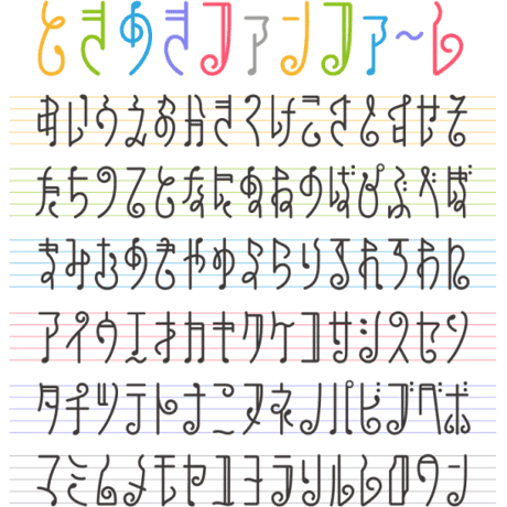 フォントオノマトペ　28フォント収録