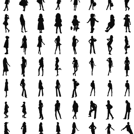 ヒューマンシルエット