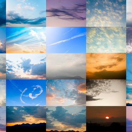感動的な空の写真素材集