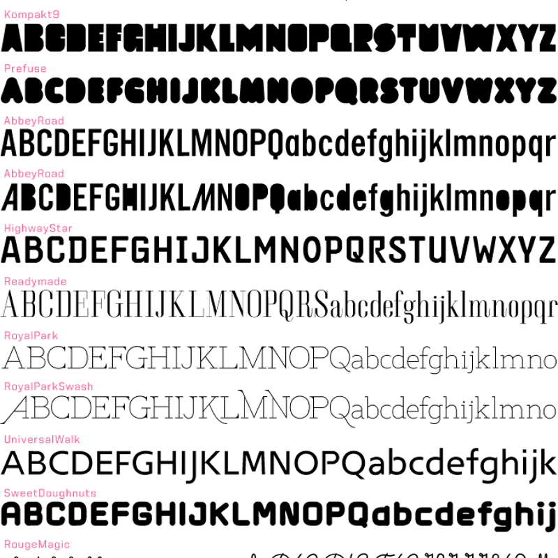 フォントスタイルズ 39フォント収録の欧文フォント集 | フロップデザイン