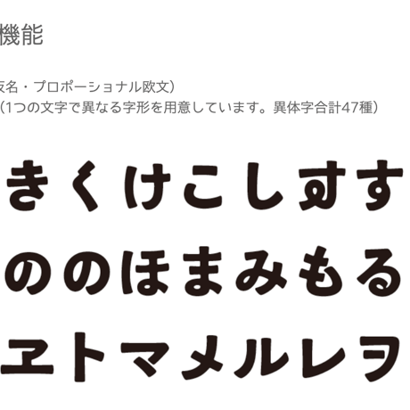 モガ フォント