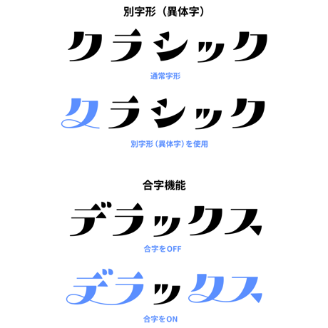 こはくとう フォント