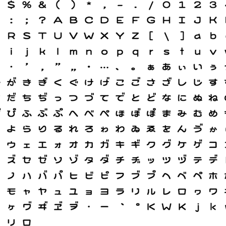 ノンキ フォント